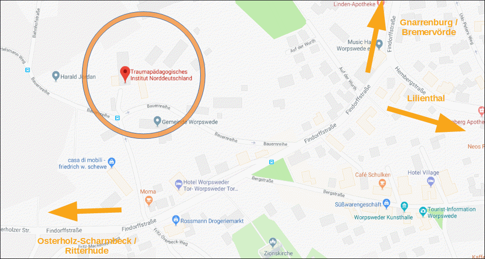 Lage: Hier finden Sie uns.